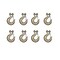 Tie 4 Safe G70 3/8" Clevis Slip Hook Flatbed Truck Trailer Transport Tow Chain Hook, 8PK FH407-38-8 - alternate 1